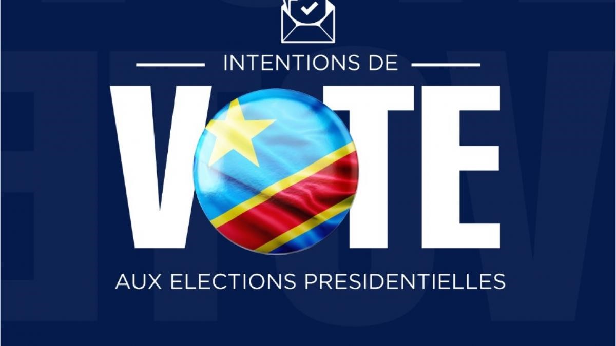 With one year to go before the presidential election, voting intentions for Félix Tshisekedi